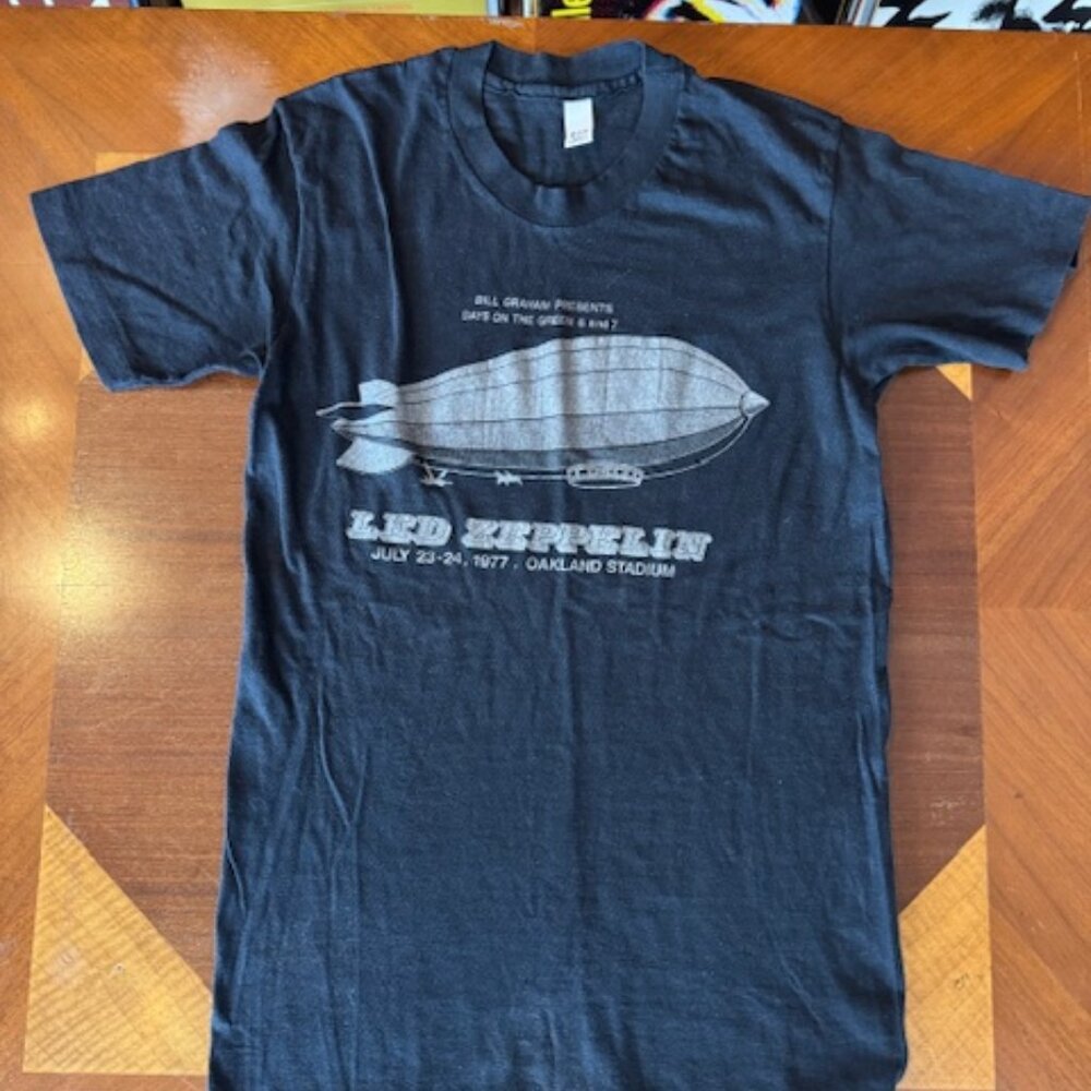 RARE Led Zeppelin Day on the Green 1977 T-Shirt